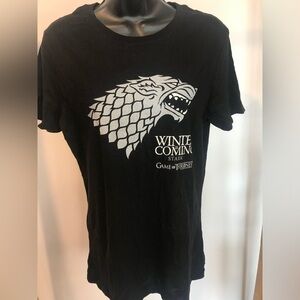 Game of Thrones “WINTER IS COMING” House Stark Size XL